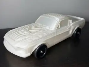 1967 Mustang GT500: Pinewood Derby Muscle Car