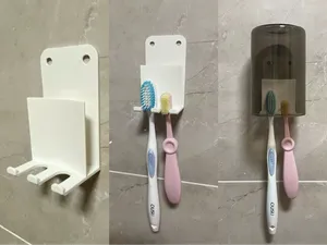 简易牙刷架(省材)