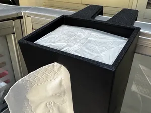 工位抽纸盒-可挂隔断
