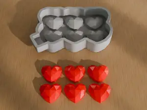 Mini Hearts Silicone Mold