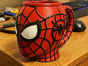 Spider-Man Head Mug | Superhero Desk Organizer