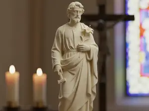 San Giuseppe statua religione cattolica realistica