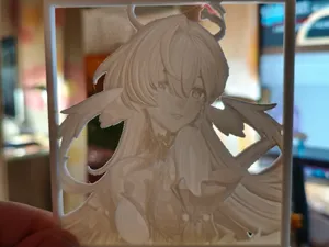 知更鸟镂空透光浮雕