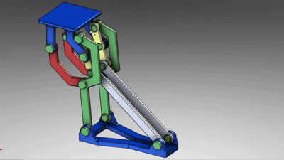 Self-Leveling Parallel Linkage Mechanism