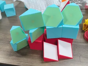 磁性分体截面几何形体模型-正方形