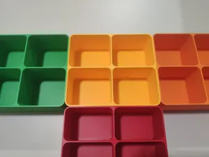 储物盒,收纳盒,零件盒,格子盒,盒子