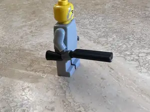 Le-go sawed off shotgun and double barrel shotgun