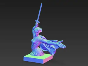 La Madre Patria chiama! statua fan art