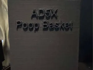 AD5X Poop Basket