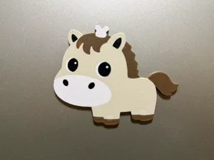 可爱小马冰箱贴