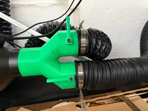 Y-Splitter for Fume Extraction (75 mm / ~3")