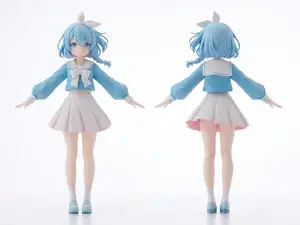 T站姿阿罗娜 头发完美版 含支撑