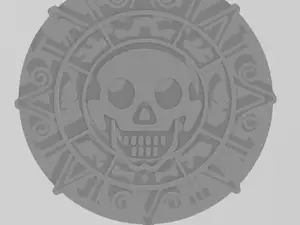 Medallon moneda piratas del caribe