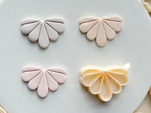 Fan-shaped Petal Clay Cutter Jewelry-making tools