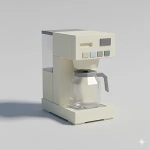 Low Poly Coffee Machine