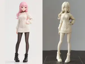 动漫女孩 手办