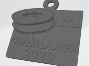 Llavero de Estadio Akron mundial 2026