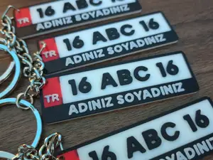 Fully Customizable License Plate Keychain
