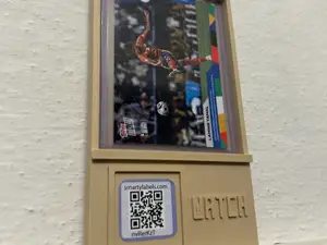 Topps Now Card Holder and QR display