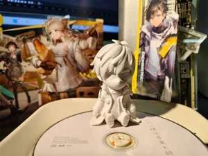 终末地男管理员mini模型 q版男管 白模