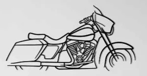 Harley-Davidson Street Glide Wall Art