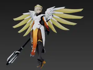 Mercy overwatch hero - fan art