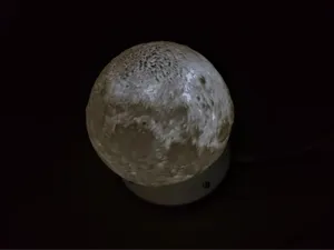 小月球夜灯罩和底座(无线充电线圈和灯泡需另配)