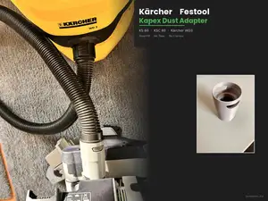 Kärcher to Festool Kapex Dust Extraction