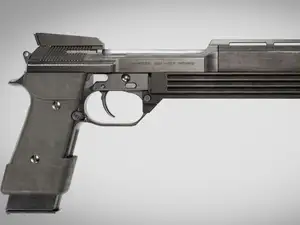 Auto-9 Replica Gun - ROBOCOP 3D Model 