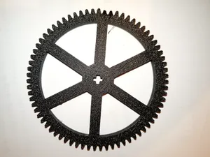 Klemmbau Zahnrad 56 + 72 Zähne mit Kreuznabe