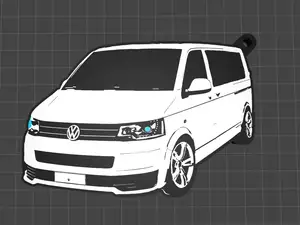 Keychain VW T5 GP Sportline Multivan/Transporter