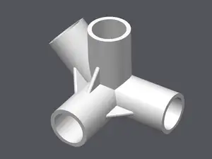 Universal Parametric Rod / Dowel Connector