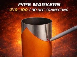 Pipe markers for f10 - 100 / 90 DEG Connection