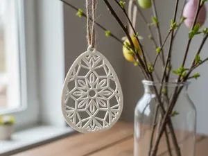 Oster-Ei Mandala Fensterbild Anhänger Ostern