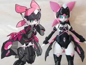 绝区零 爱芮 皮肤不协和音 机娘形态 手办(测试版)