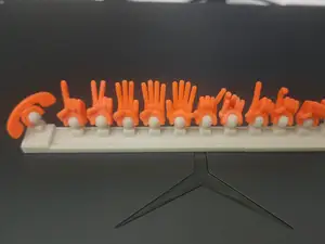手掌挪车号码牌