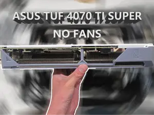 华硕ASUS TUF 4070 Ti Super(4080\4090)显卡散热器无风扇版