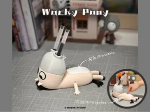 解压/搞怪小马插“笔”孔/按压可动