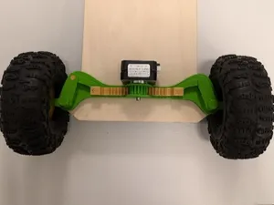 Rack and pinion steering for stepper motor car
