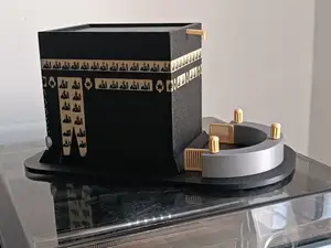 3D Kabe Modeli / 3D Kaaba Model with Piggy Bank