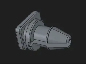 Trim clip button