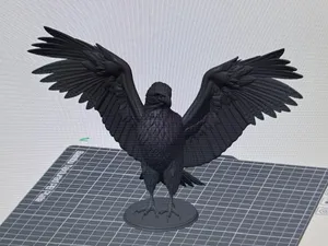 Adler mit offenen Flügel