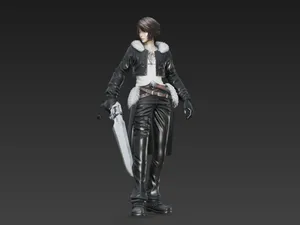 Squall Leonhart Final Fantasy VIII - Statue FanArt
