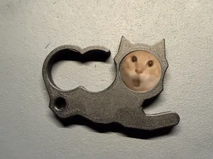 猫猫哈气防卫指虎/手刺