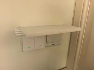 双面板置物架挂钩