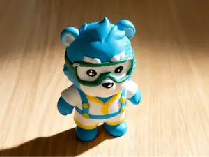 可爱小熊福瑞玩偶