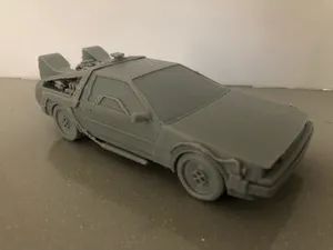 DeLorean BTTF Ultra Détaillé scène BTTF