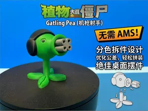植物大战僵尸 - 机枪射手 (Gatling Pea)
