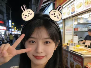乌萨奇发光头饰