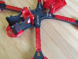 Motor cable protectors for FPV drones. Wireshield